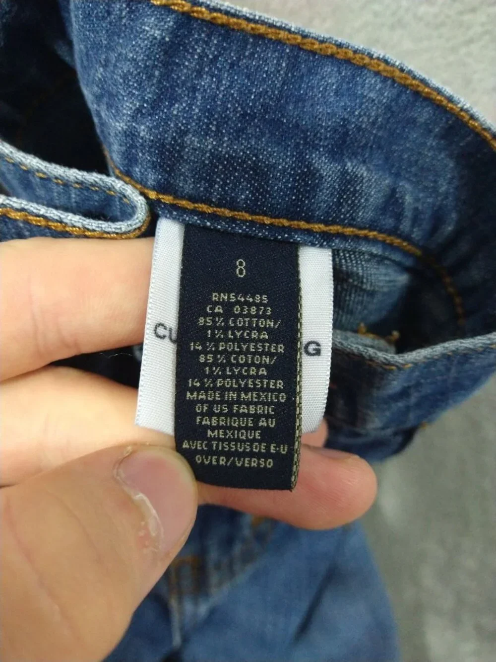 American Eagle Jeans Womens 8 Blue Denim Flare Vintage Y2K Mid Rise Stretch